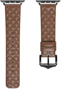 Dux Ducis Strap skórzany pasek do Watch 7 / 6 / 5 / 4 / 3 / 2 / SE (41 / 40 / 38mm) opaska bransoleta bransoletka z naturalnej skóry brązowy (Enland Version) - Akcesoria do smartwatchy - miniaturka - grafika 1