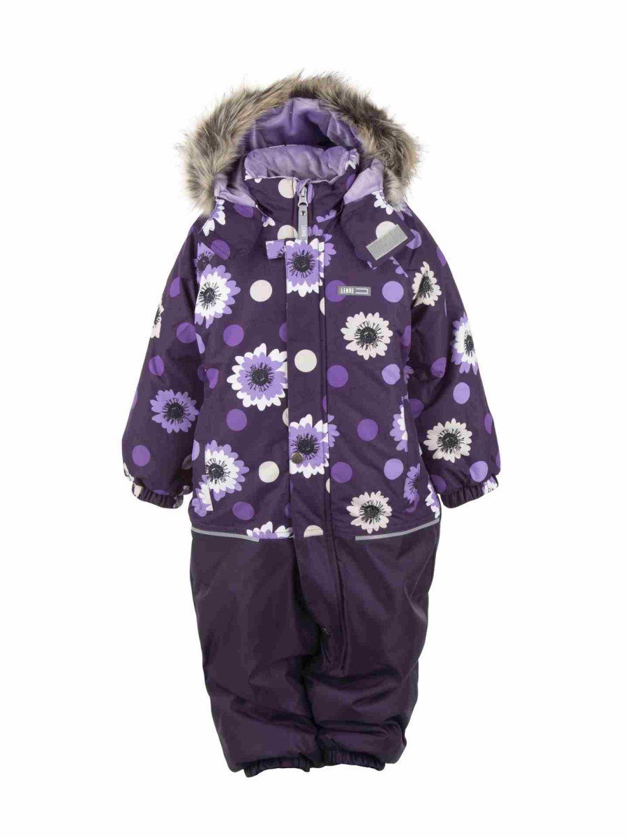 Dziewczęcy niemowlęcy kombinezon zimowy FUN granatowy Lenne r.80