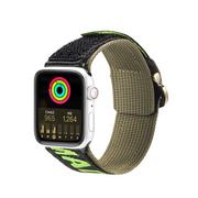 Akcesoria do smartwatchy - Dux Ducis Strap (Outdoor  Version) pasek Apple Watch Ultra, SE, 8, 7, 6, 5, 4, 3, 2, 1 (49, 45, 44, 42  mm) nylonowa opaska bransoleta czarno-zielony - miniaturka - grafika 1