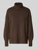 Swetry damskie - Golf o kroju regular fit z dodatkiem wełny model ‘MALOU’ - miniaturka - grafika 1