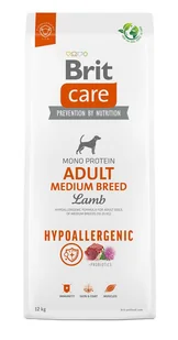 Brit Care Dog Hypoallergenic Adult Medium Breed, jagnięcina i ryż - 12 kg - Sucha karma dla psów - miniaturka - grafika 5