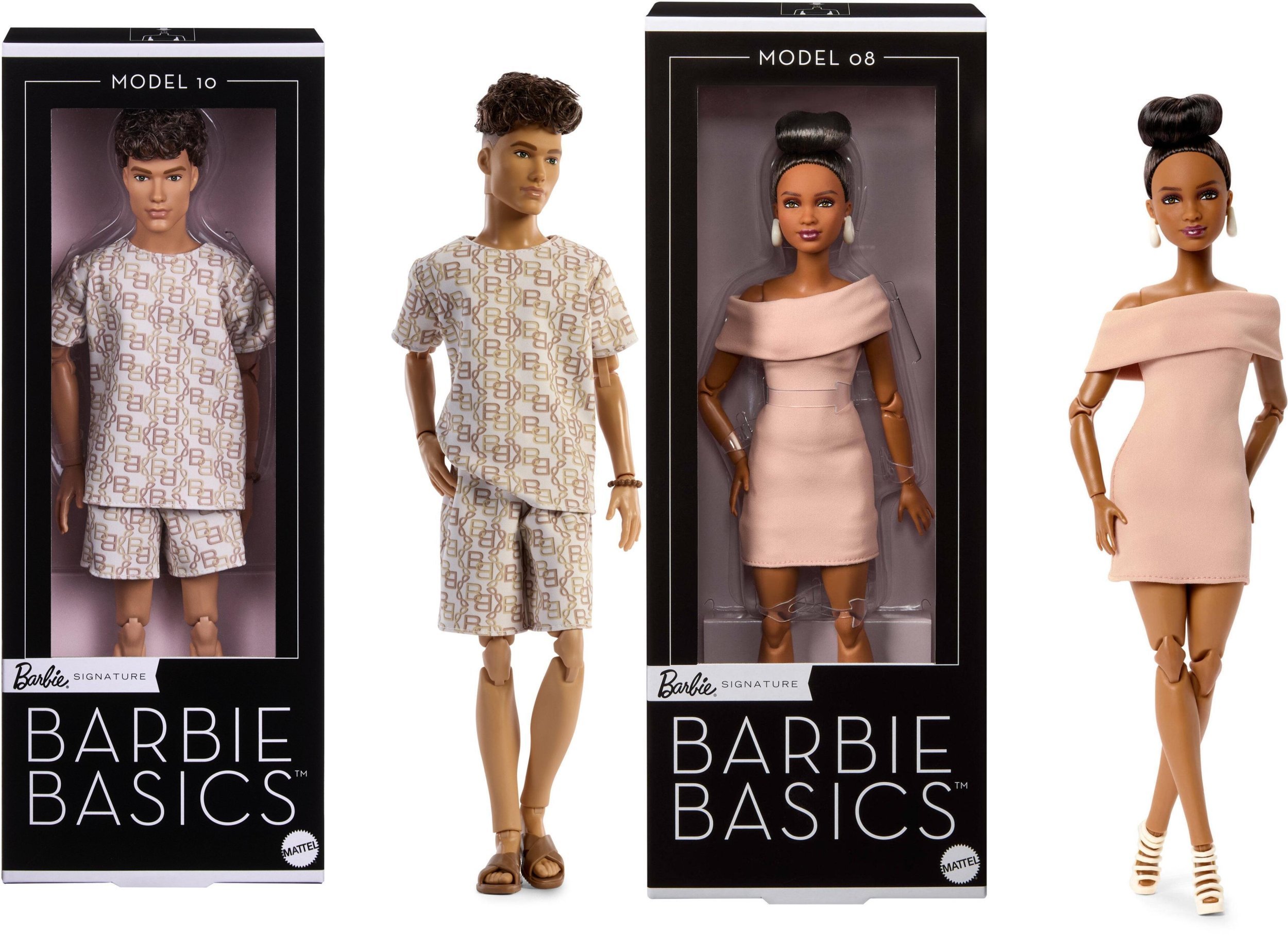 Lalka Barbie Mattel Mattel Signature Basics Ken JJX29+ Lalka kolekcjonerska JJX27