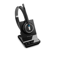 Słuchawki bluetooth - EPOS IMPACT SDW 5065 - EU/UK/AUS Zestaw suchawkowy Bezprzewodowy Opaska na gow Biuro/centrum telefoniczne Czarny - miniaturka - grafika 1