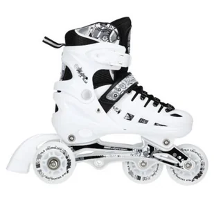 Nils Extreme NH10905 4w1 Biały (rozmiar 31-34) - Rolki - miniaturka - grafika 1