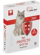 Smycze dla kotów - OVERZOO OVERZOO BIO PROTECTO SPOT ON DLA KOTÓW 4x1 ml ZH_00082 - miniaturka - grafika 1