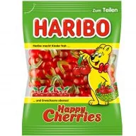 Żelki - Haribo Żelki wiśnowe Happy Cherries 200 g - miniaturka - grafika 1