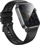 Smartwatch - Hoco z funkcją rozmowy Y26 czarny - miniaturka - grafika 1