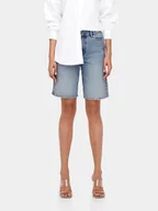 Spodenki damskie - ONLY Szorty jeansowe Sonny 15256709 Niebieski Regular Fit - miniaturka - grafika 1