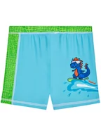 Kąpielówki dla chłopców - Playshoes Szorty kąpielowe 461305 D Niebieski - miniaturka - grafika 1
