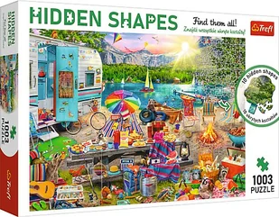 Trefl PAP Puzzle 1003 Hidden Shapes Wycieczka kamperem 10677 - PAP - Puzzle - miniaturka - grafika 2