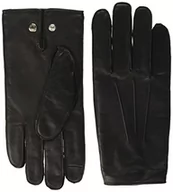 Rękawiczki - Hackett London Męskie rękawiczki Portland Touch Gloves, 999 BLACK, XL - miniaturka - grafika 1