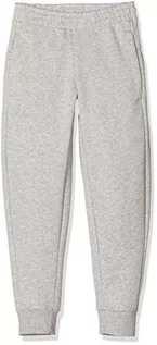 Spodnie i spodenki dla dziewczynek - adidas adidas Essentials Linear dziewczęce spodnie treningowe szary Medium Grey Heather/Real Pink 116 EH6158 - grafika 1