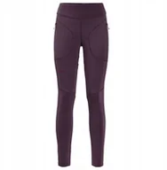 Spodnie sportowe damskie - Jack Wolfskin Salmaster Pants W 1507781-2042 Fioletowe L - miniaturka - grafika 1