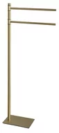 Wieszaki łazienkowe - Sapho Gedy Trilly - Stojący wieszak na ręczniki, złoty TR3188 - miniaturka - grafika 1