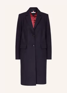 Tommy Hilfiger Płaszcz Wełniany blau - Płaszcze damskie - miniaturka - grafika 1