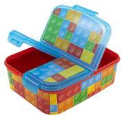 Lunch boxy - Klocki Bricks Śniadaniówka Trzykomorowa Lunchbox - miniaturka - grafika 1