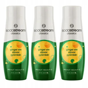 Syrop SodaStream Koncentrat do Saturatora Sok Imbir Ale 3 szt x 440 ml - Syropy i koncentraty owocowe - miniaturka - grafika 1