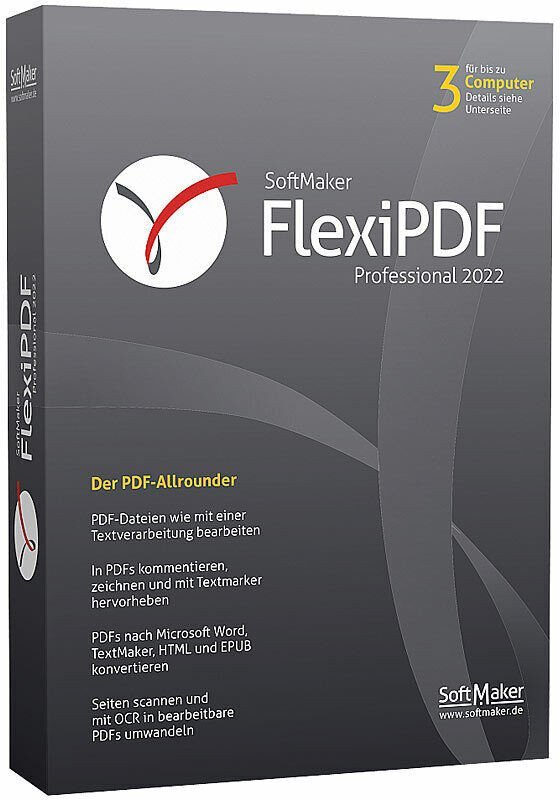 SoftMaker Flexi PDF Professional 2022 WIN 3Geräte flpro2022c_x