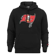 Bluzy męskie - Newera New Era  NFL Tampa Bay Buccaneers logo Team bluza z kapturem  Black, kolor: czarny , rozmiar: XS 11073751 - miniaturka - grafika 1