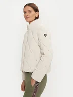 Kurtki damskie - EA7 Emporio Armani Kurtka zimowa 6DTB14 TNDMZ 1120 Beżowy Regular Fit - miniaturka - grafika 1