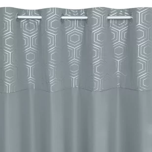 Eurofirany Euro Firany Zasłona 140 x 250 Gotowa Dafne Sr + Sr 1211916 - Zasłony - miniaturka - grafika 1