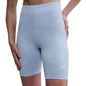 Spodnie sportowe damskie - Spodenki damskie Nike Sportswear Classic DV7797-423 - niebieskie - miniaturka - grafika 1