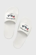 Klapki i japonki damskie - Fila klapki BAYWALK damskie kolor biały - miniaturka - grafika 1