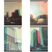 Zeszyty szkolne - Unipap Zeszyt A560k linia Unreal City (10szt) - miniaturka - grafika 1