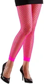 Rajstopy - Widmann 20456 neonowe rajstopy siatkowe, damskie, różowe, rozmiar uniwersalny - miniaturka - grafika 1