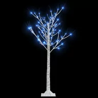 Oświetlenie świąteczne - vidaXL Wierzba z oświetleniem, 120 niebieskich LED, 1,2 m vidaXL - miniaturka - grafika 1