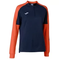 Bluzy damskie - Joma Damska bluza Eco Championship, Neon Orange Navy, S - miniaturka - grafika 1