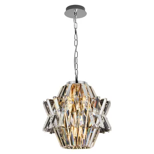 Żyrandol CROWN CHROME 4xE14 - Lampy sufitowe - miniaturka - grafika 1