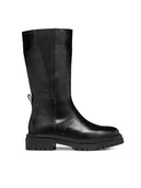 Kozaki damskie - Geox Kozaki D Iridea D46HRD 00043 C9999 Czarny - miniaturka - grafika 1