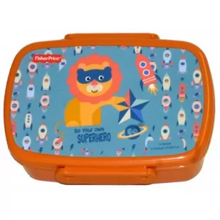 Śniadaniówka  Pudełko na kanapki Fisher Price LEW - Zestawy naczyń dla dzieci - miniaturka - grafika 1