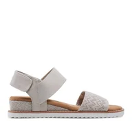 Sandały damskie - Sandały Skechers BOBS Desert Kiss 31440/OFWT Beżowy - miniaturka - grafika 1