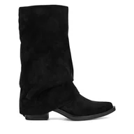 Kozaki damskie - Kozaki Jenny Fairy HY23689-19 Czarny - miniaturka - grafika 1