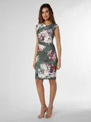 Sukienki - Swing Damska sukienka wieczorowa Kobiety Sztuczne włókno zielony|wielokolorowy wzorzysty, 38 - miniaturka - grafika 1