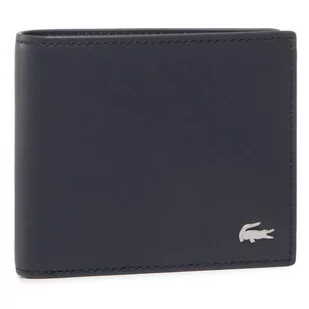Lacoste Duży Portfel Męski Small Billfold NH1115FG Marine 166 - Portfele - miniaturka - grafika 1