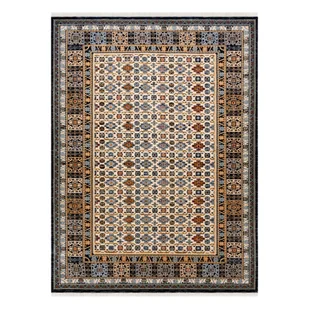 Dywan KESHAN Frędzle, Ramka orientalny 6428/53551 beż / granat wielokolorowy 160x230 cm - Dywany Dywan KESHAN Frędzle, Ramka orientalny 6428/53551 beż / granat wielokolorowy 160x230 cm - Dywany - miniaturka - grafika 1