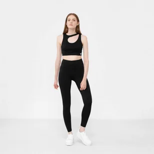 Damskie legginsy treningowe GUESS EVALYN LEGGING 4/4 - Spodnie sportowe damskie - miniaturka - grafika 1
