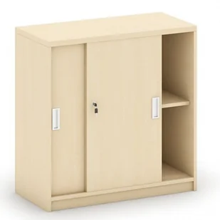 B2B Partner Szafka przesuwna Mirelli A+, 800x400x800 mm, brzoza CF F07412, CD060 - Szafki biurowe - miniaturka - grafika 1