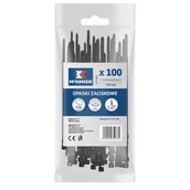 Inne mocowania - Opaska zaciskowa 100 x 2,5 mm czarna 100 szt. McKenzie - miniaturka - grafika 1