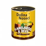 Mokra karma dla psów - Dolina Noteci PREMIUM SUPERFOOD kangur i wołowina 800g 36301-uniw - miniaturka - grafika 1