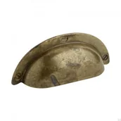 Zawiasy, okucia i inne akcesoria - Uchwyt meblowy muszlowy Bowl 3922 Postarzany Złoty - miniaturka - grafika 1