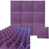 Inne akcesoria studyjne - DNA AM2 PR panel akustyczny zestaw 10 szt. fioleto - miniaturka - grafika 1