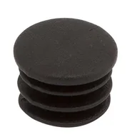 Meble modułowe i akcesoria - Zaślepka płaska Ø25 czarna - miniaturka - grafika 1