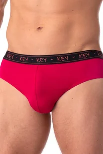 KEY SLIPY MĘSKIE MPP 178 A25 2 SZT. XXL CZERWONY-SZARY - Majtki męskie - miniaturka - grafika 1
