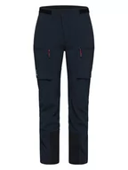 Spodnie sportowe damskie - Haglöfs Spodnie softshellowe w kolorze granatowym - miniaturka - grafika 1