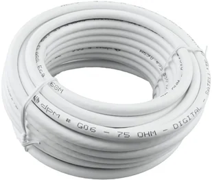 Przewod koncentryczny DPM RG6 1 mm CCS 10 m (5906881211281) - Kable - miniaturka - grafika 1