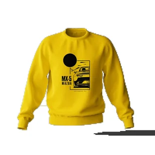 Bluza Mazda MX-5 żółta-M - Bluzy męskie - miniaturka - grafika 1